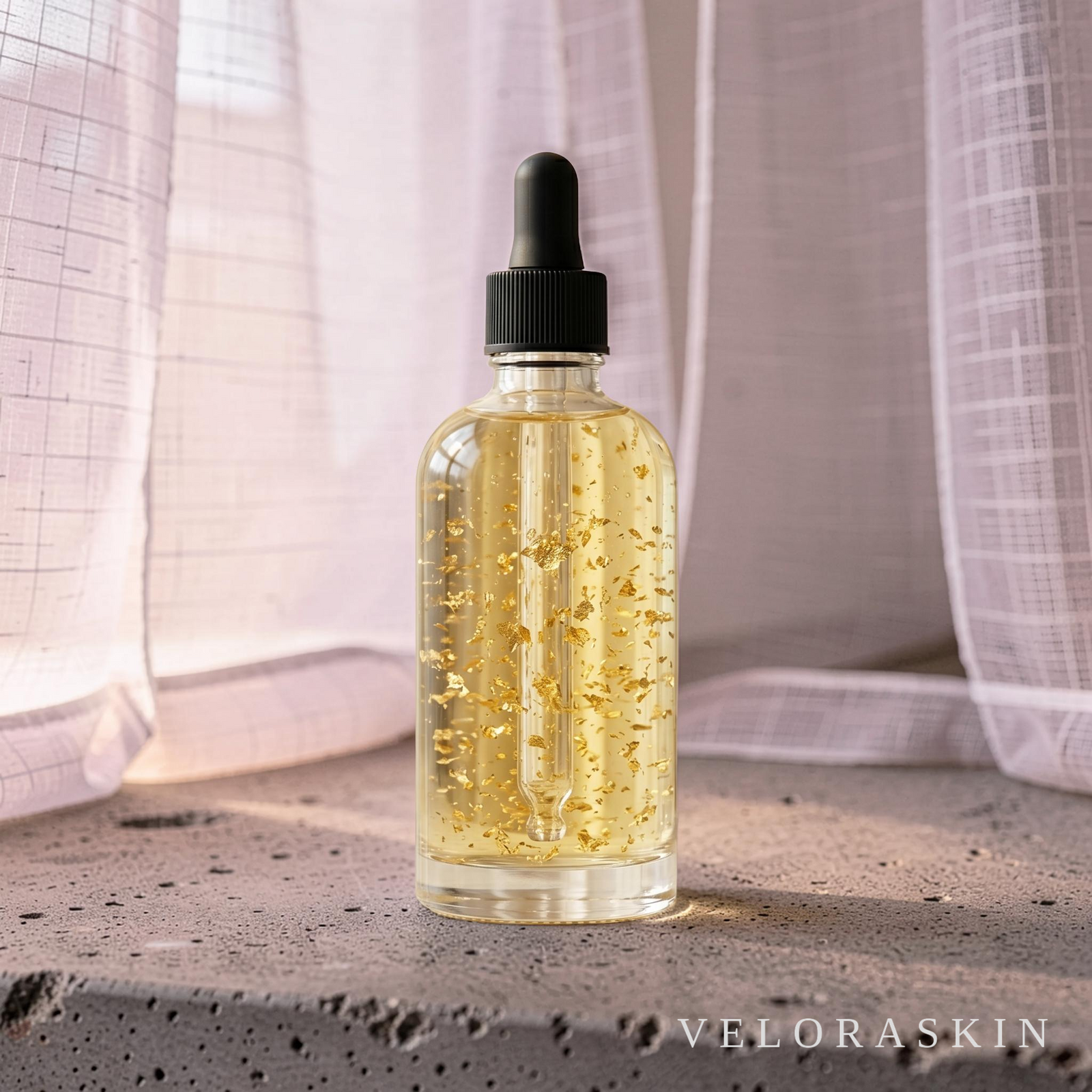 Velora Hydra Glow — Gold-Leaf Hyaluronic Serum