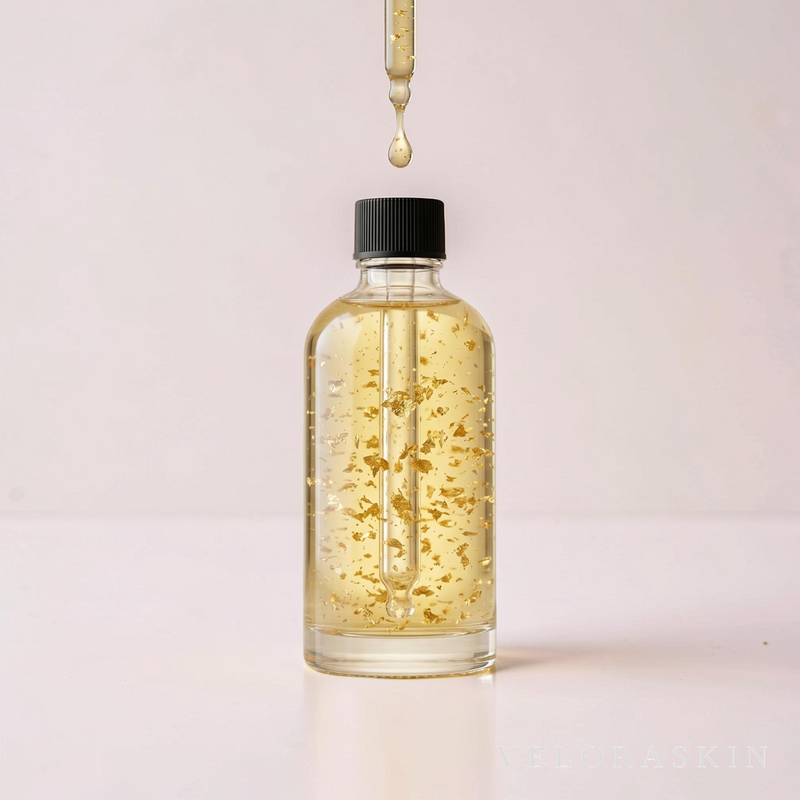 Velora Hydra Glow — Gold-Leaf Hyaluronic Serum