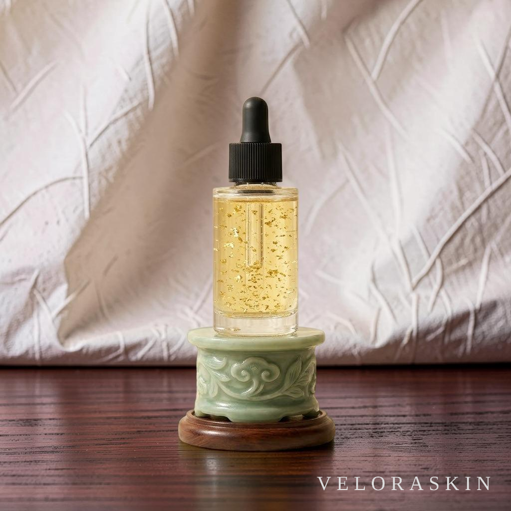 Velora Hydra Glow — Gold-Leaf Hyaluronic Serum