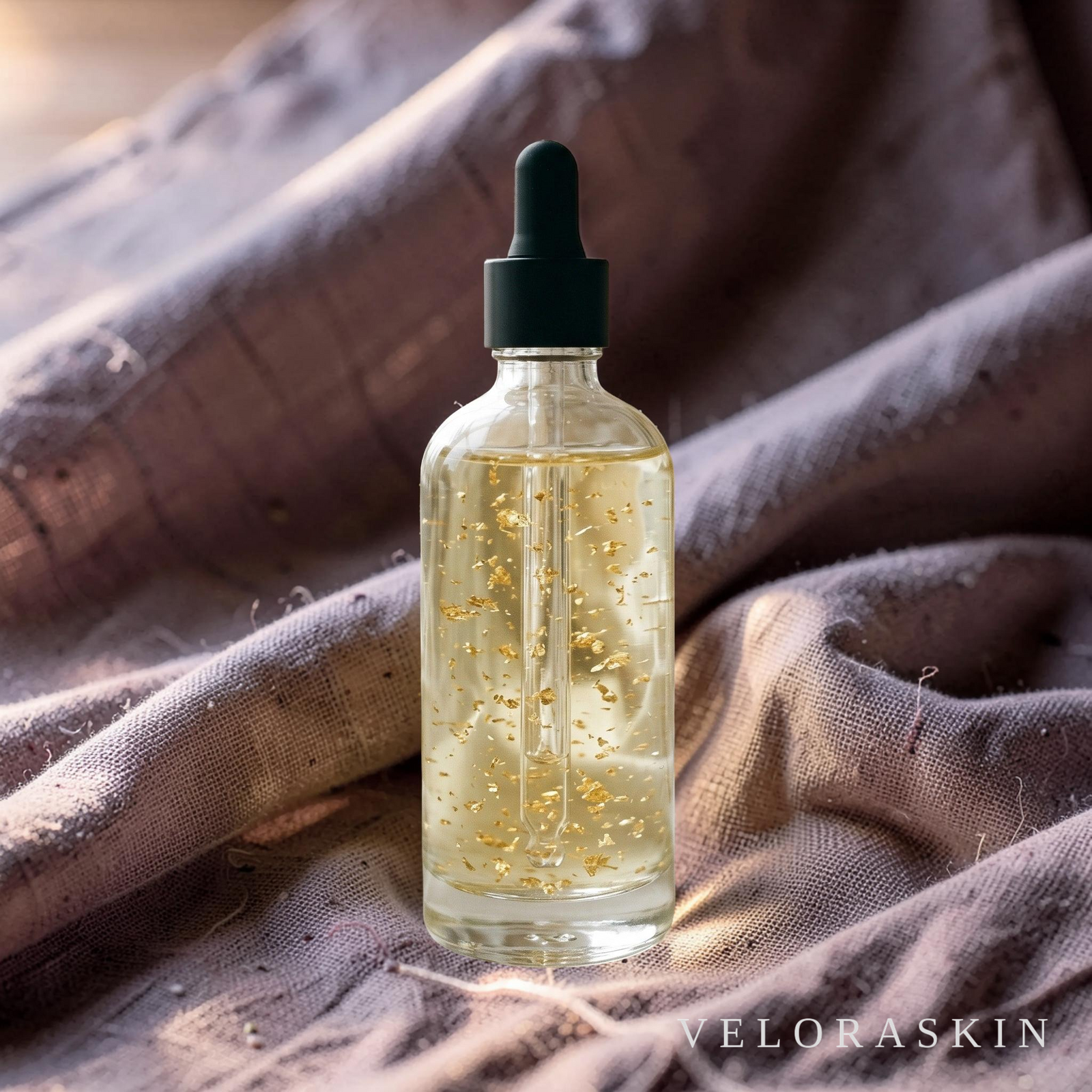Velora Hydra Glow — Gold-Leaf Hyaluronic Serum