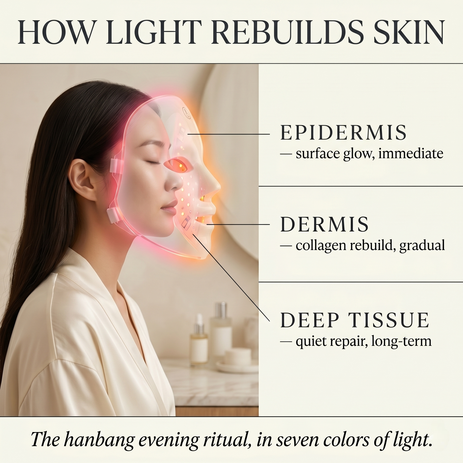 Velora Lumina Mask — 7-Color LED Light Therapy